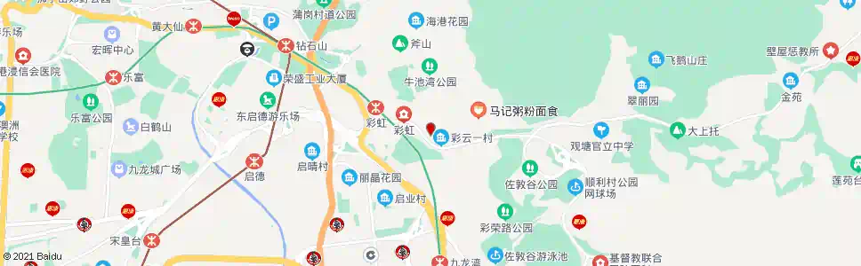 香港彩雲邨總站_巴士站地圖_香港巴士_妙搜巴士搜尋2025