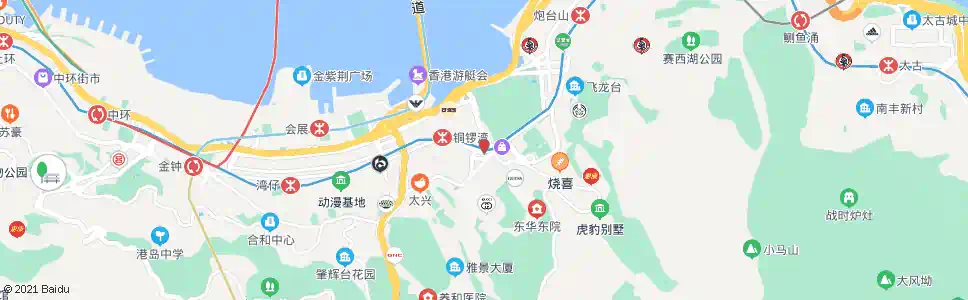 香港銅鑼灣總站_巴士站地圖_香港巴士_妙搜巴士搜尋2025