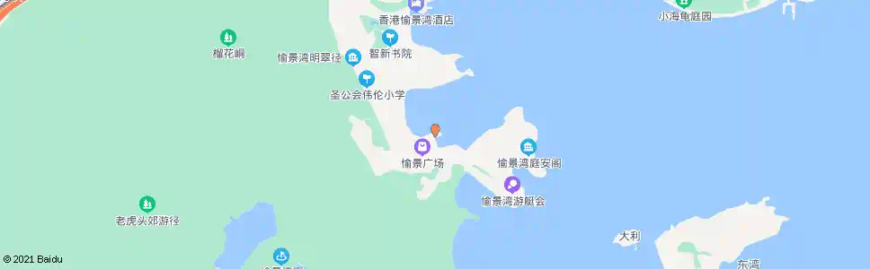 香港愉景灣(稔樹灣)渡輪碼頭_巴士站地圖_香港巴士_妙搜巴士搜尋2025