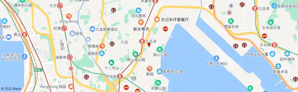 香港土瓜灣浙江街_巴士站地圖_香港巴士_妙搜巴士搜尋2025