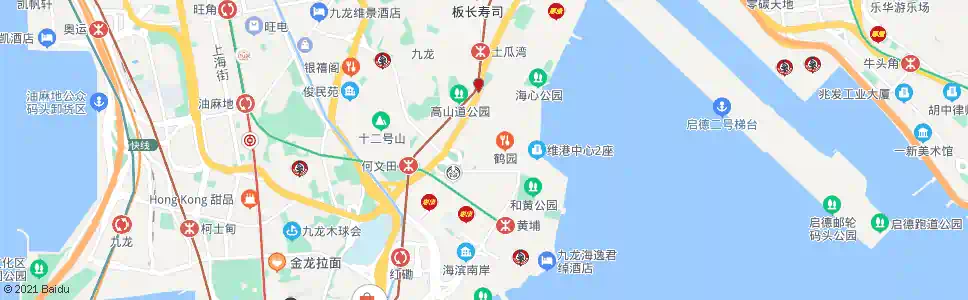 香港馬頭圍道(紅磡廣場)_巴士站地圖_香港巴士_妙搜巴士搜尋2025