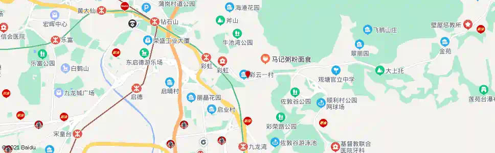 香港彩雲商埸_巴士站地圖_香港巴士_妙搜巴士搜尋2025