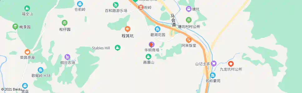 香港粉嶺(華明)_巴士站地圖_香港巴士_妙搜巴士搜尋2025