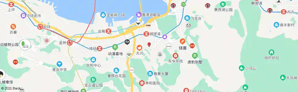 香港銅鑼灣新會道_巴士站地圖_香港巴士_妙搜巴士搜尋2025