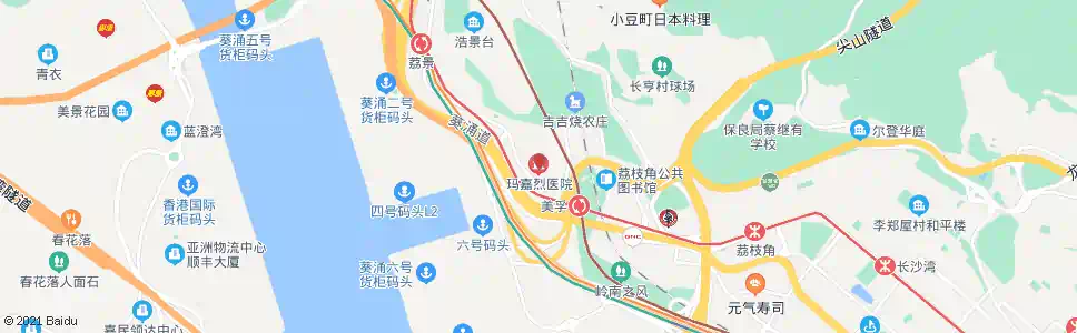 香港瑪嘉烈醫院(總站)_巴士站地圖_香港巴士_妙搜巴士搜尋2025