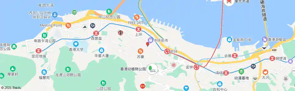 香港威靈頓街_巴士站地圖_香港巴士_妙搜巴士搜尋2025
