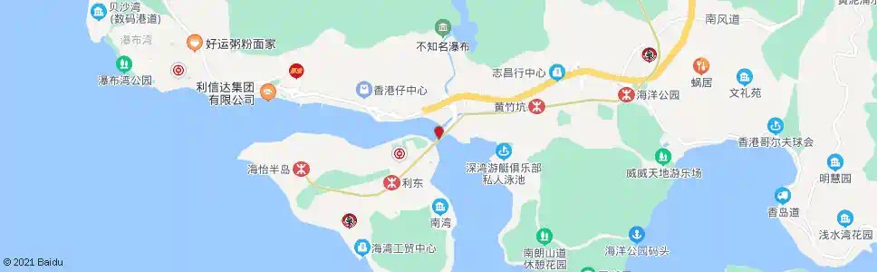 香港鴨脷洲大橋_巴士站地圖_香港巴士_妙搜巴士搜尋2025