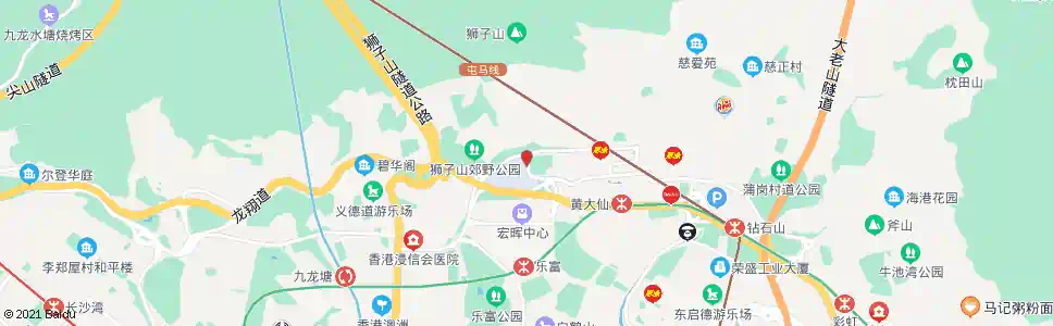 香港竹園道(天馬苑及天宏苑)_巴士站地圖_香港巴士_妙搜巴士搜尋2025