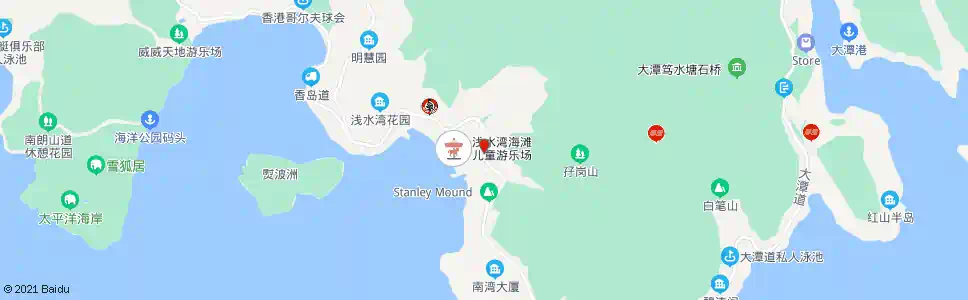 香港淺水灣道127號_巴士站地圖_香港巴士_妙搜巴士搜尋2025