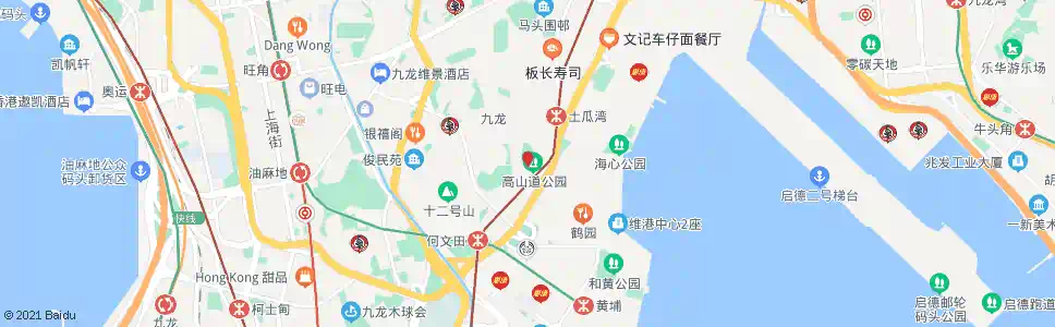 香港土瓜灣高山劇場_巴士站地圖_香港巴士_妙搜巴士搜尋2025