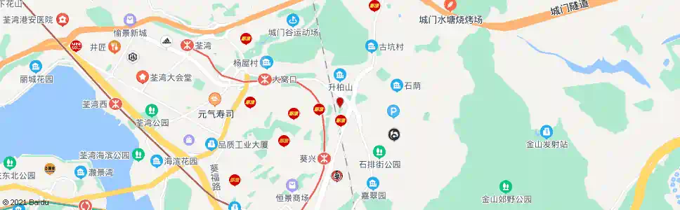 香港光輝圍(萬寧)_巴士站地圖_香港巴士_妙搜巴士搜尋2025