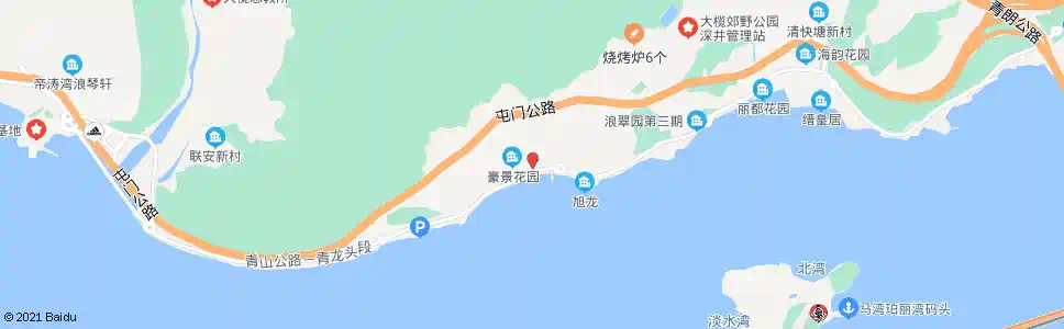 香港青龍頭豪景花園_巴士站地圖_香港巴士_妙搜巴士搜尋2025