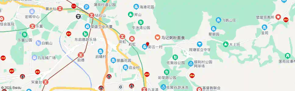 香港彩雲總站_巴士站地圖_香港巴士_妙搜巴士搜尋2025