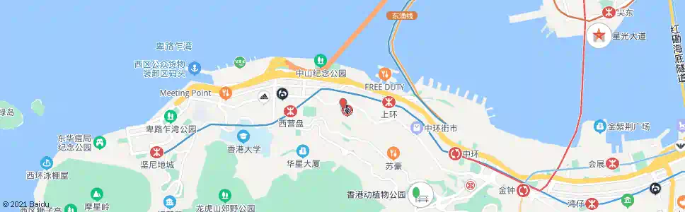 香港荷里活道_巴士站地圖_香港巴士_妙搜巴士搜尋2025