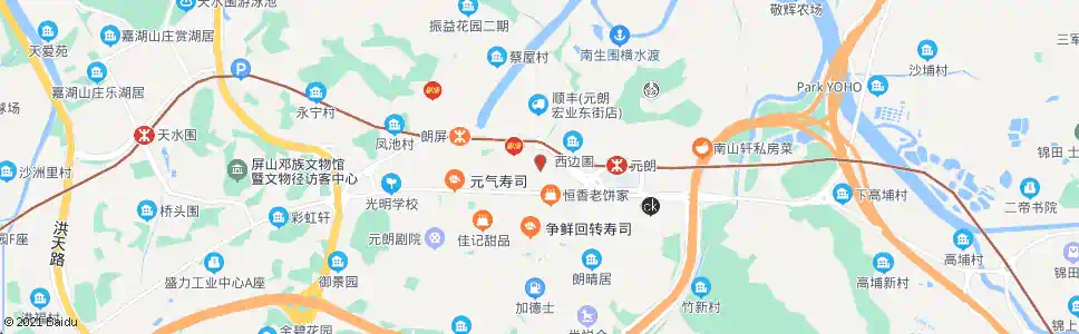 香港元朗(元朗泰衡街)_巴士站地圖_香港巴士_妙搜巴士搜尋2025