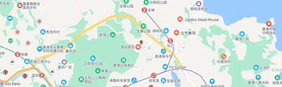 香港靈實醫院_巴士站地圖_香港巴士_妙搜巴士搜尋2025