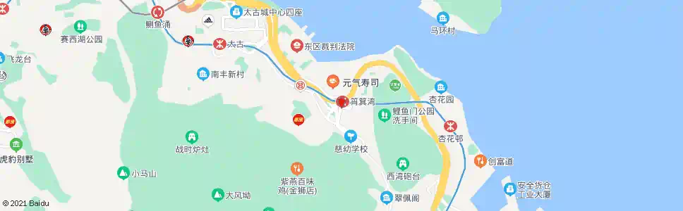香港筲箕灣官立中學_巴士站地圖_香港巴士_妙搜巴士搜尋2025