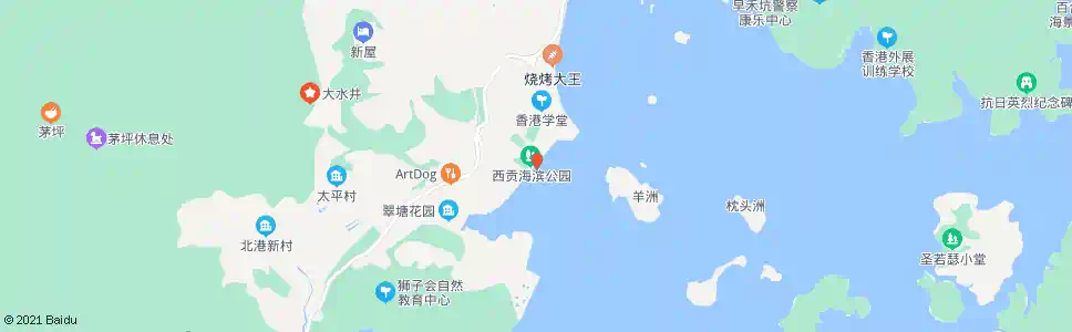 香港西貢公眾碼頭_巴士站地圖_香港巴士_妙搜巴士搜尋2025