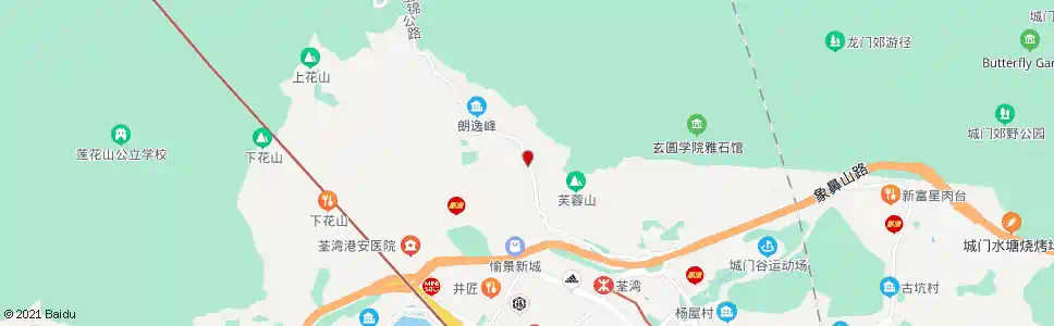 香港光板田村二段_巴士站地圖_香港巴士_妙搜巴士搜尋2025