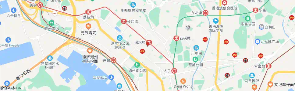 香港北河街_巴士站地圖_香港巴士_妙搜巴士搜尋2025