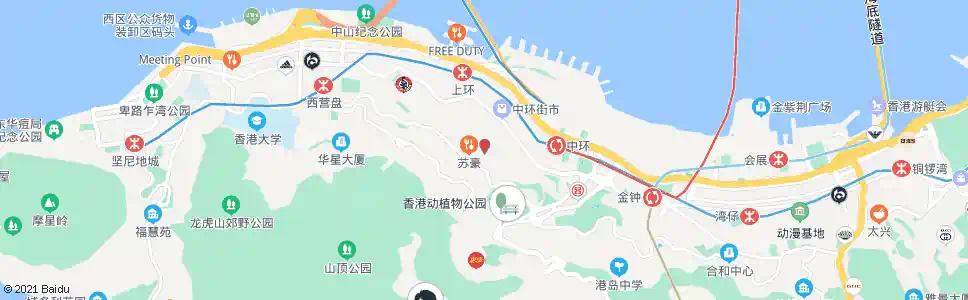 香港中區警署_巴士站地圖_香港巴士_妙搜巴士搜尋2025
