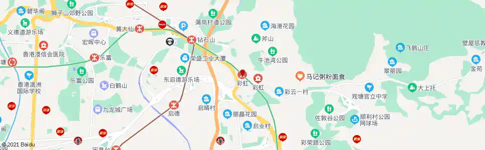 香港彩虹_巴士站地圖_香港巴士_妙搜巴士搜尋2025