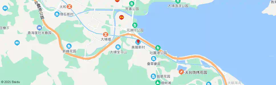 香港美援新村_巴士站地圖_香港巴士_妙搜巴士搜尋2025
