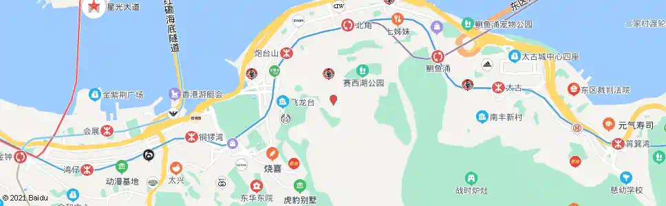 香港寶馬山_巴士站地圖_香港巴士_妙搜巴士搜尋2025