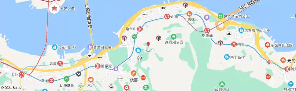香港雲景台_巴士站地圖_香港巴士_妙搜巴士搜尋2025