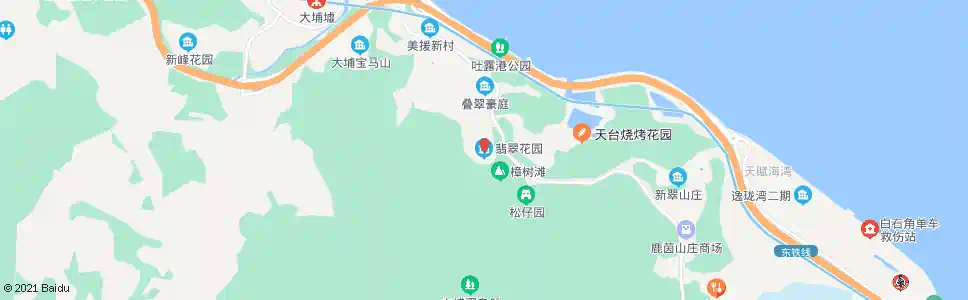 香港翡翠花園_巴士站地圖_香港巴士_妙搜巴士搜尋2025