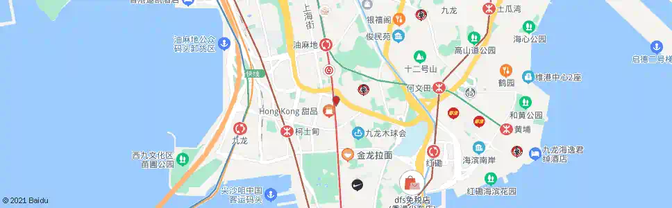 香港彌敦酒店_巴士站地圖_香港巴士_妙搜巴士搜尋2025
