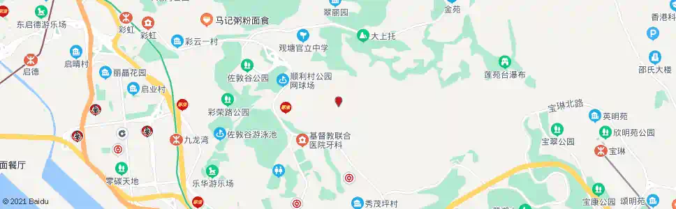 香港彩霞邨_巴士站地圖_香港巴士_妙搜巴士搜尋2025