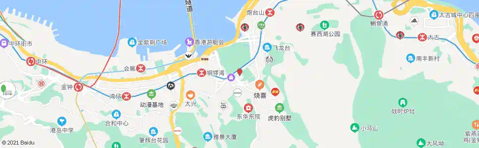 香港中央圖書館_巴士站地圖_香港巴士_妙搜巴士搜尋2025