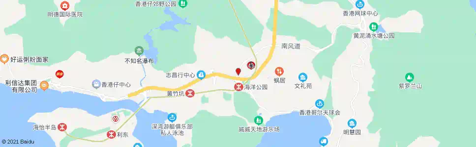香港黃竹坑老人服務綜合大樓_巴士站地圖_香港巴士_妙搜巴士搜尋2025