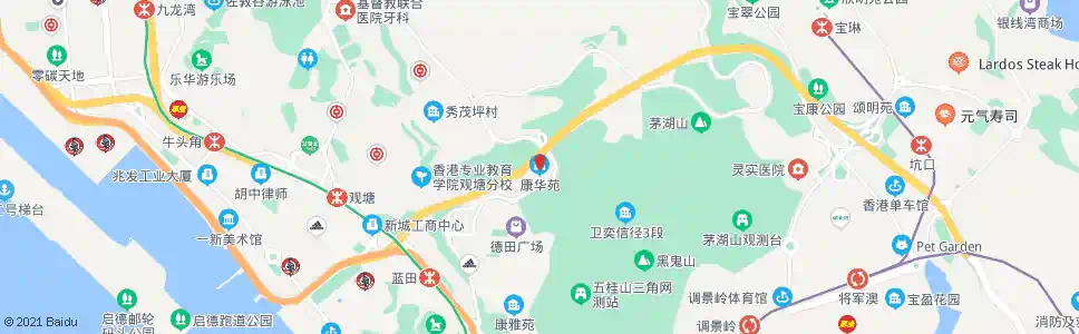 香港康華苑_巴士站地圖_香港巴士_妙搜巴士搜尋2025
