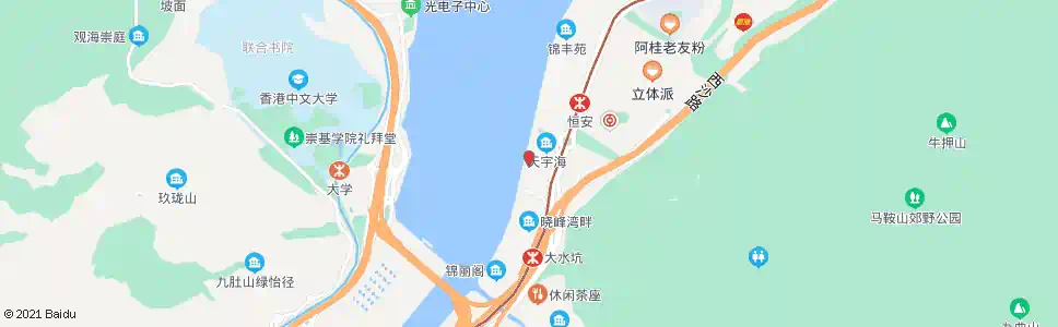 香港海典灣_巴士站地圖_香港巴士_妙搜巴士搜尋2025