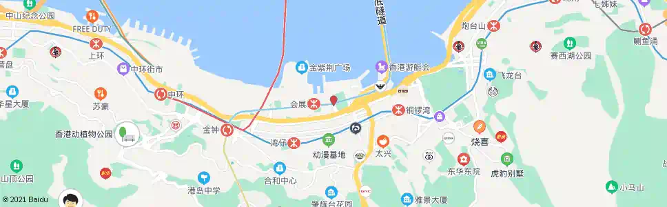 香港海輝道行人天橋_巴士站地圖_香港巴士_妙搜巴士搜尋2025