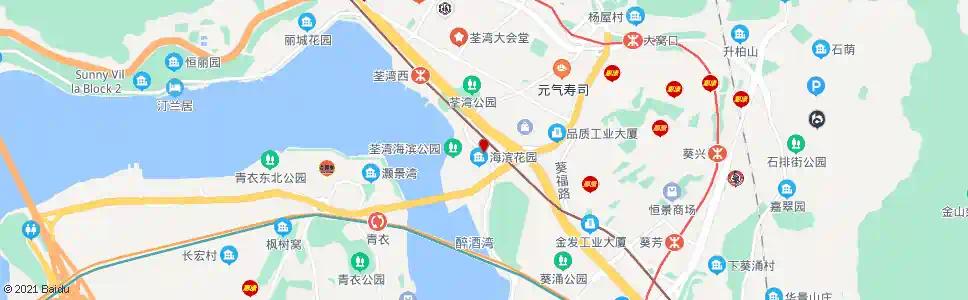 香港海灣花園_巴士站地圖_香港巴士_妙搜巴士搜尋2025