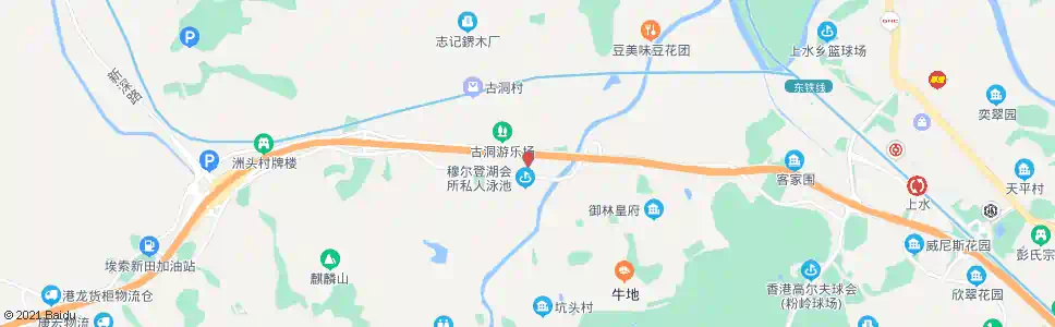 香港古洞_巴士站地圖_香港巴士_妙搜巴士搜尋2025