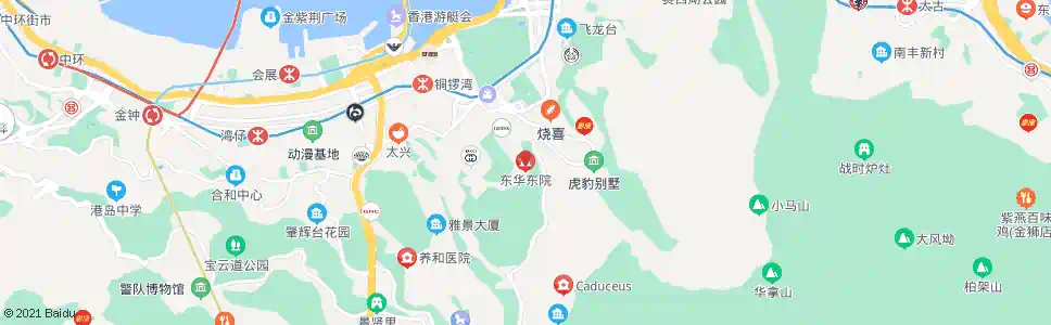 香港東華東院_巴士站地圖_香港巴士_妙搜巴士搜尋2025