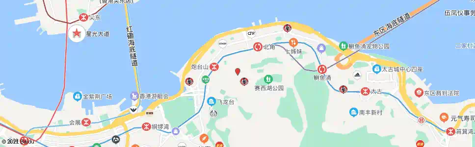 香港天後廟道珊瑚閣A座_巴士站地圖_香港巴士_妙搜巴士搜尋2025