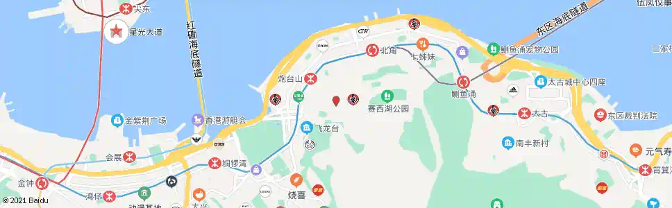 香港雲景道(桂華山中學)_巴士站地圖_香港巴士_妙搜巴士搜尋2025