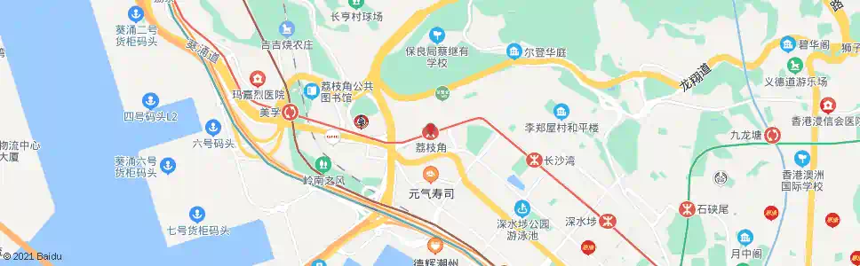 香港荔枝角地鐵_巴士站地圖_香港巴士_妙搜巴士搜尋2025