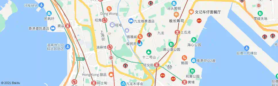 香港俊民苑_巴士站地圖_香港巴士_妙搜巴士搜尋2025