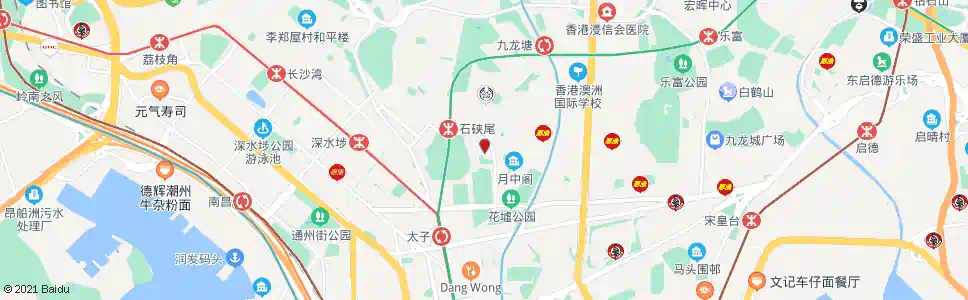 香港大坑西街(南山邨)_巴士站地圖_香港巴士_妙搜巴士搜尋2025