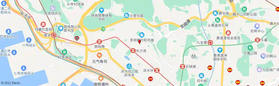香港龍坪道筆架山花園帝景峰_巴士站地圖_香港巴士_妙搜巴士搜尋2025