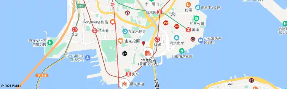 香港尖沙咀東總站_巴士站地圖_香港巴士_妙搜巴士搜尋2025