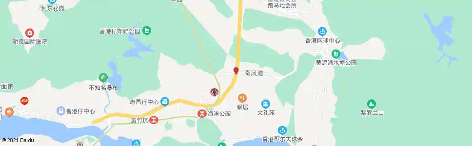 香港香港仔中心(西安街)_巴士站地圖_香港巴士_妙搜巴士搜尋2025