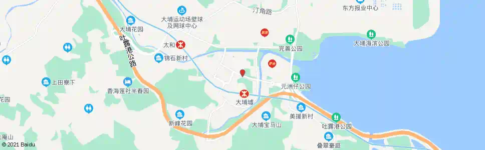 香港大埔運頭角里_巴士站地圖_香港巴士_妙搜巴士搜尋2025