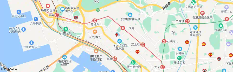 香港蔬菜統營處_巴士站地圖_香港巴士_妙搜巴士搜尋2025